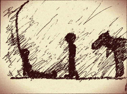 The Rider Meets a Man